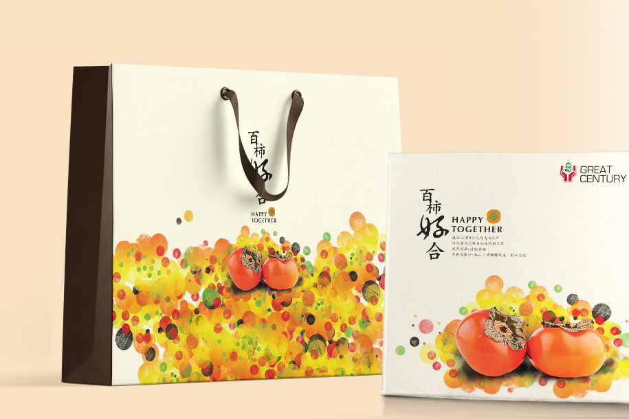 柿子禮盒包裝設計 去看看